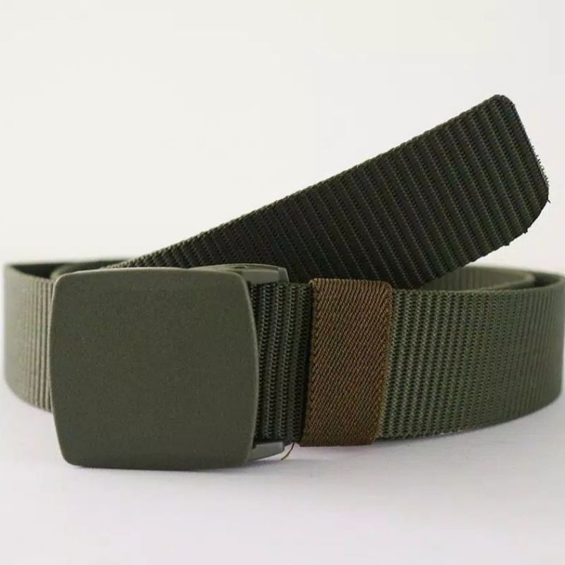 GROSIR GESPER IKAT PINGGANG CANVAS TACTICAL BELT ANTI METAL DETECTOR ANTI XRAY