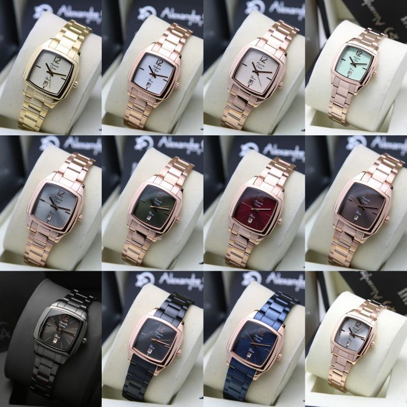 Alexandre Christie Ac 2454 /Ac2454 ,/Ac 2883 /Ac 9355 jam Tangan Wanita, Original