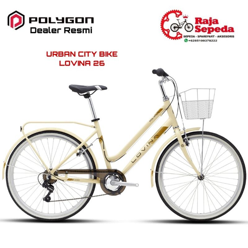 SEPEDA CITY BIKE POLYGON LOVINA 26 INCH