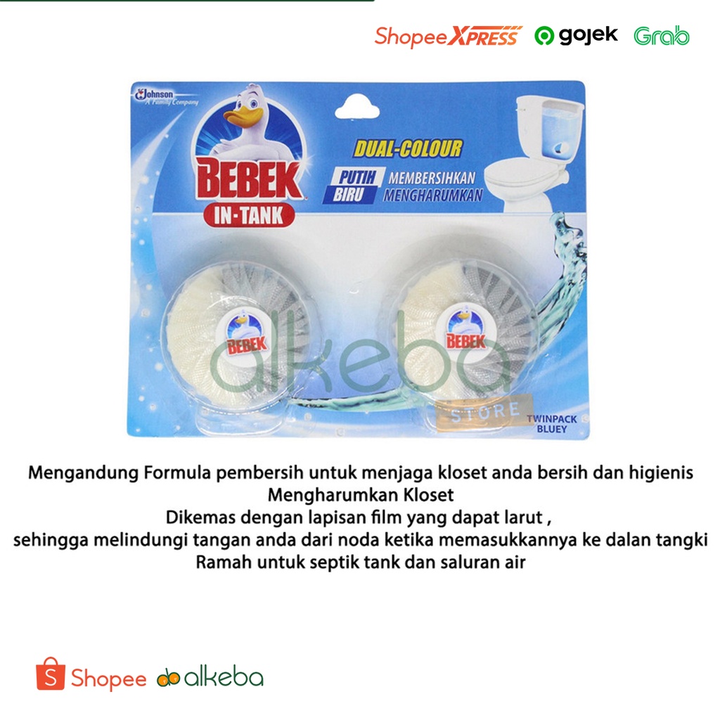 Bebek In Tank Double 2 x 40 Gr Pembersih Kloset Toilet