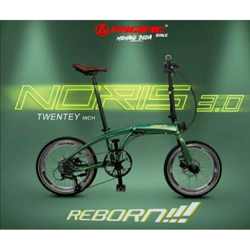 sepeda lipat noris 3.0 reborn