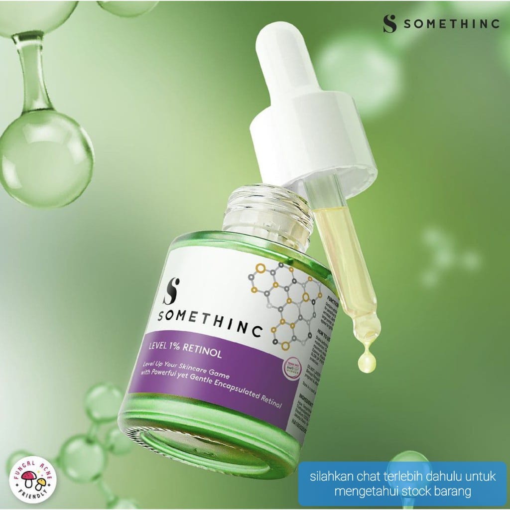 SOMETHINC LEVEL 1% RETINOL SERUM 20ML SERUM WAJAH KOSMETIK PERAWATAN