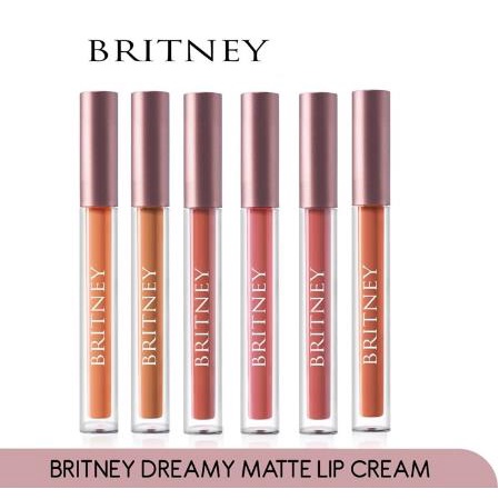 * NCC * Purbasari Britney Lip Cream Matte Dreamy Lipcream Lipstik Tahan Lama