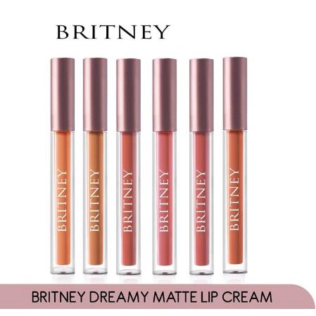 * NCC * Purbasari Britney Lip Cream Matte Dreamy Lipcream Lipstik Tahan Lama