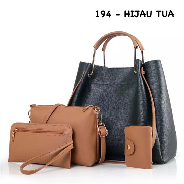 Tas Import  LB 194 - TAS 4 IN 1 - 4IN1 BAGS - TAS BATAM - TAS IMPORT - TAS WANITA - TAS PAKET - TAS