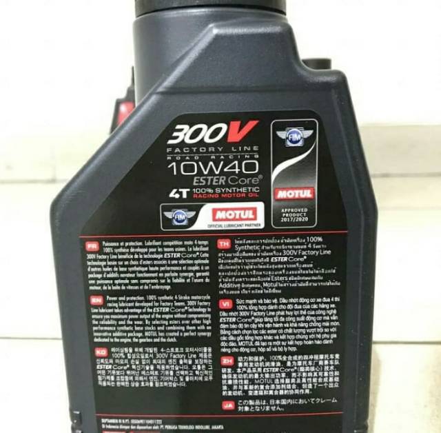 Oli racing motul 300v 10w40 1L 4T