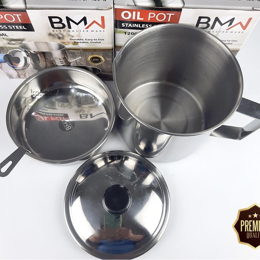 wadah minyak goreng 1,2 liter oil pot