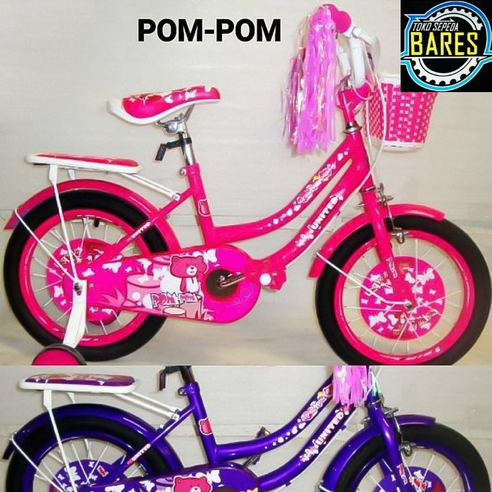 Sepeda Mini Anak 12 / 16 / 18 United Pom Pom