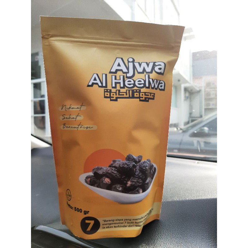 

Kurma Ajwa Al Heelwa , ukuran medium, kualitas super premium