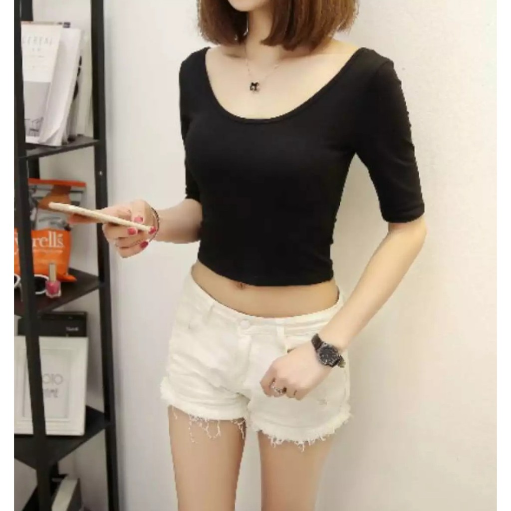 ATASAN WANITA - BAJU WANITA - CROP- BAJU JALAN