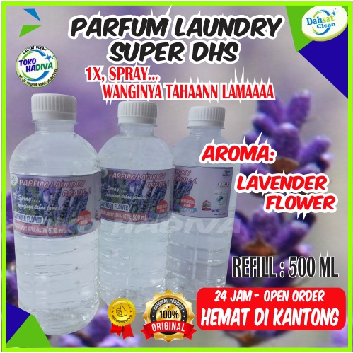 LAVENDER PARFUM LAUNDRY MURAH 500 ML SUPER HDS – PELICIN DAN PEWANGI PAKAIAN ANTI APEK - TAHAN LAMA