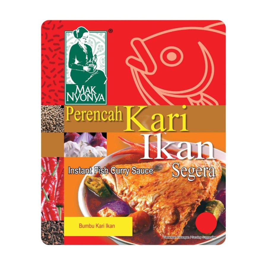 Mak Nyonya Kari Ikan 100g Bumbu Masak Instan | Bumbu Import