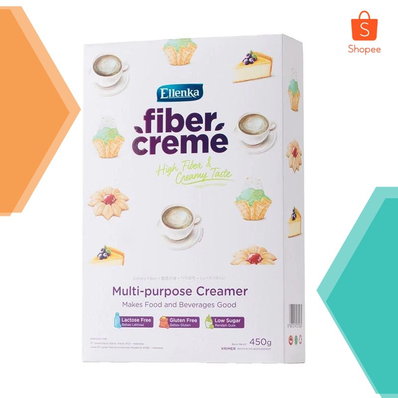 

450 GRAM Fiber Creme FiberCreme Creamer Krimer Serbaguna Pengaganti Santan Susu