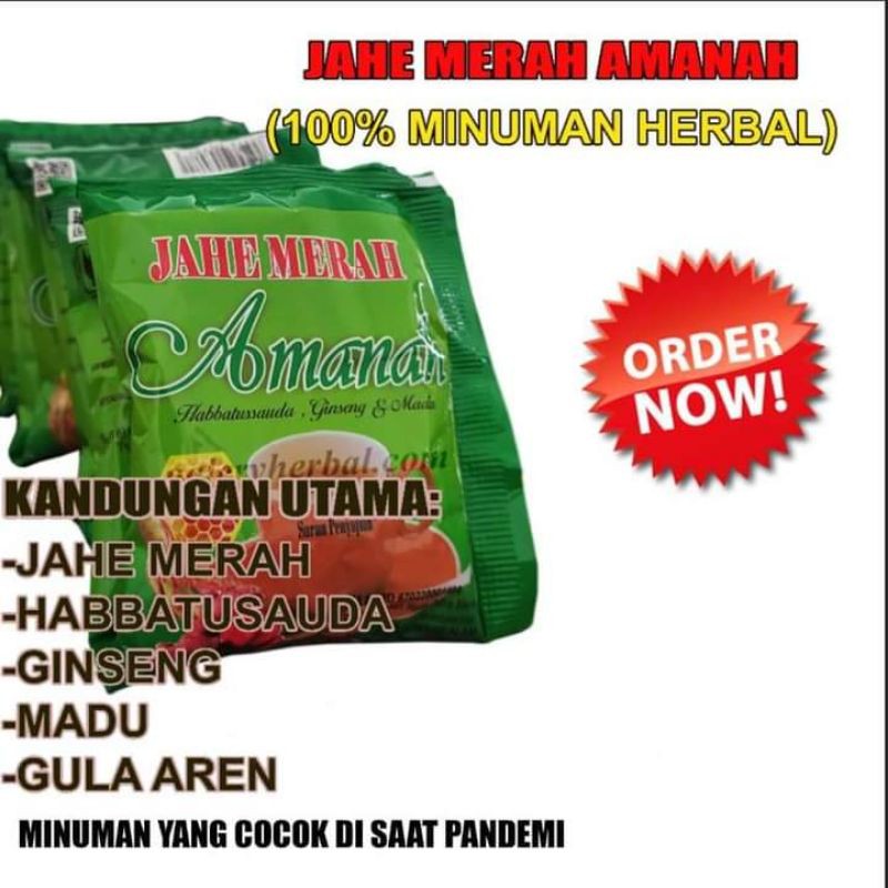 

Jahe Merah amanah shacet