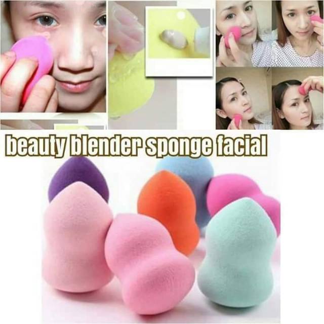 [COD] Spons Beauty Blender dengan Bahan Chewy dan Mudah Menyerap Liquid dan Gampang Dibersihkan - Warna Random