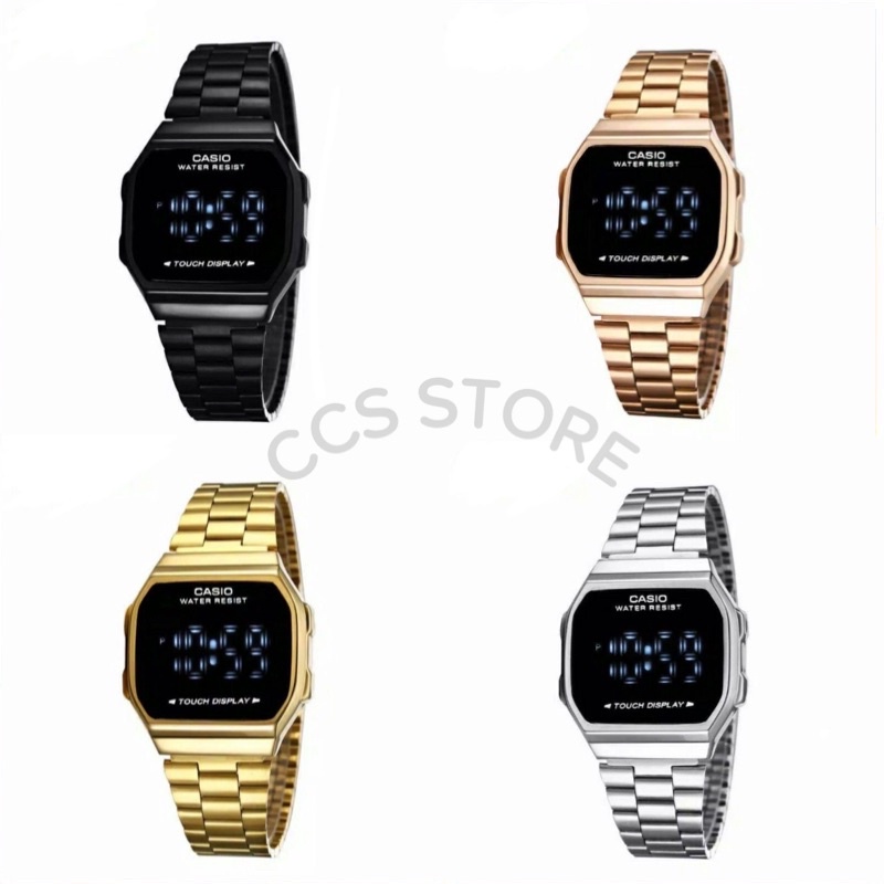 [NEW PROMO] Jam tangan wanita Casio touch screen Tali stainless