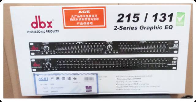 Equalizer dbx 215 15x2 Channel made in usa