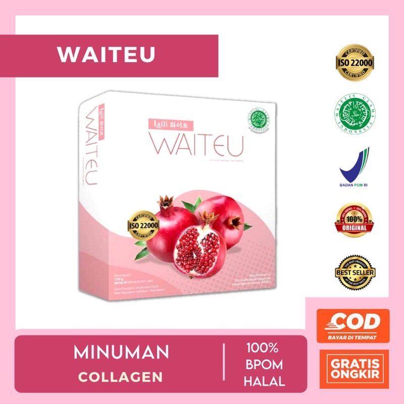 

WAITEU Minuman Kolagen Pemutih Seluruh Badan dan Perawatan Kulit