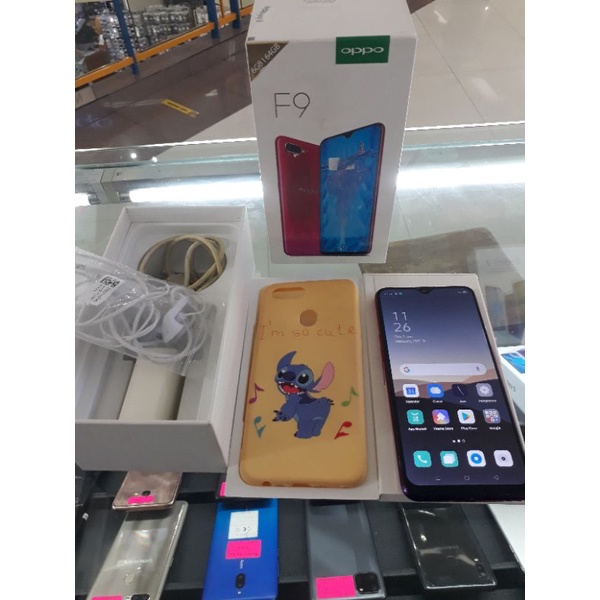 Second Oppo F9 pro 6/64GB Ex Garansi Oppo lengkap full set