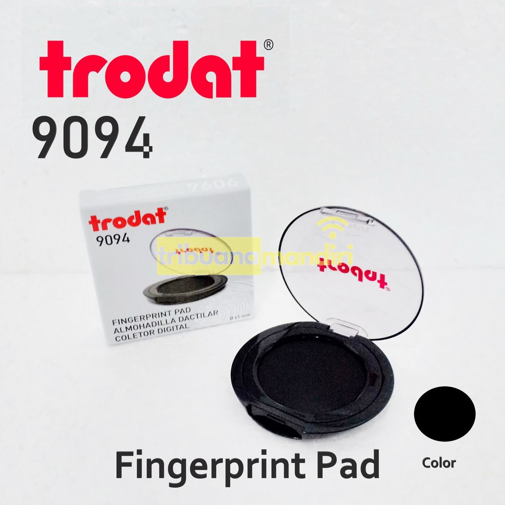 

Langsung Order Bak Stempel Sidik Jari Finger Print Pad hitam TRODAT 9094 Diskon