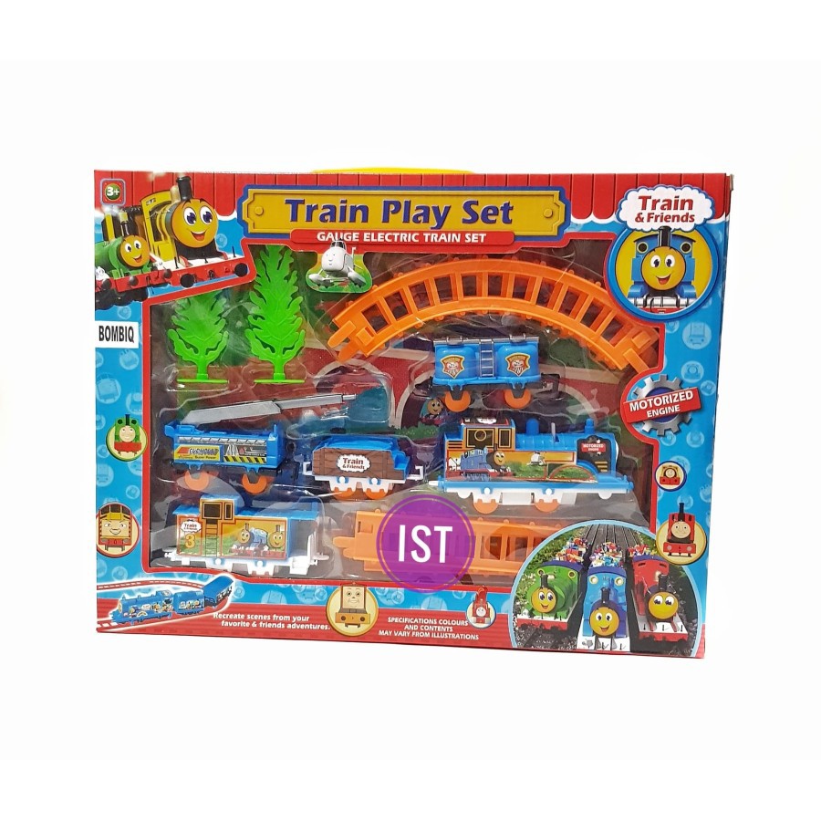 MWN.TOYS Train Play Set Kerta Gaige Electric BESAR No.877-33KF