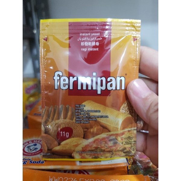 

ragi instan fermipan 11gr