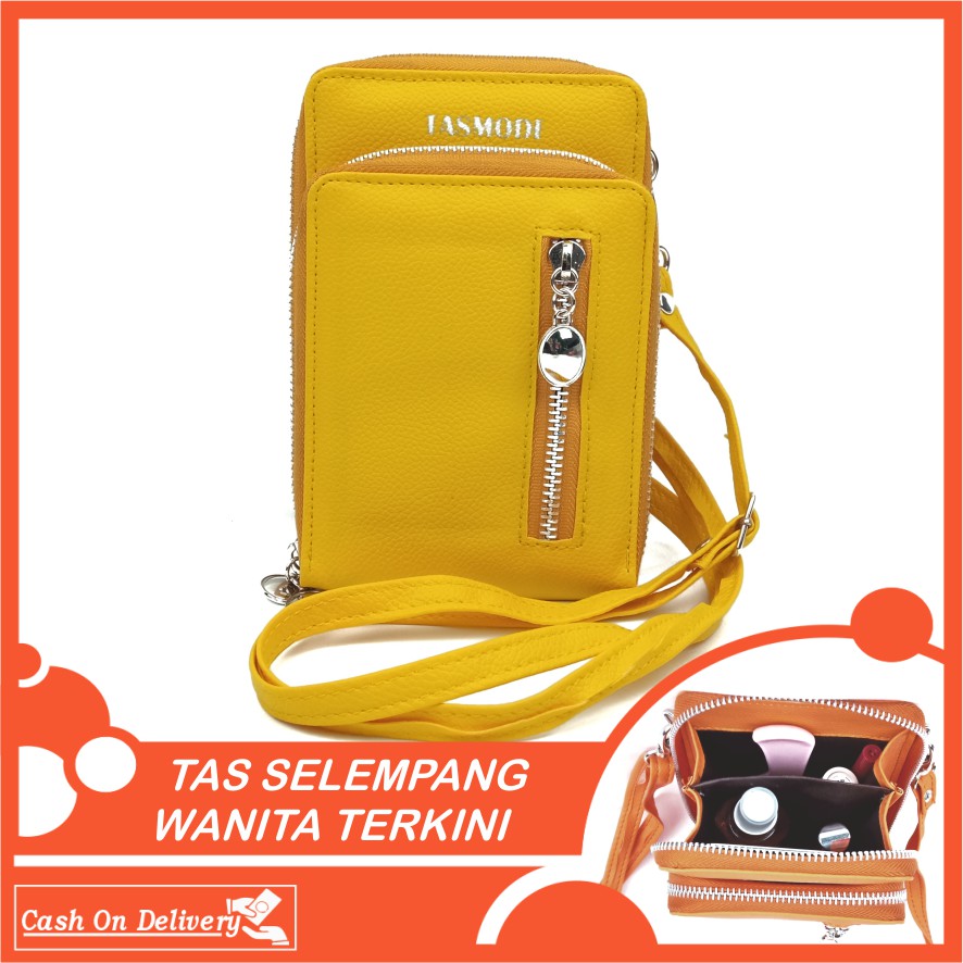 TAS MODE SELEMPANG WANITA PU LEATHER PREMIUM