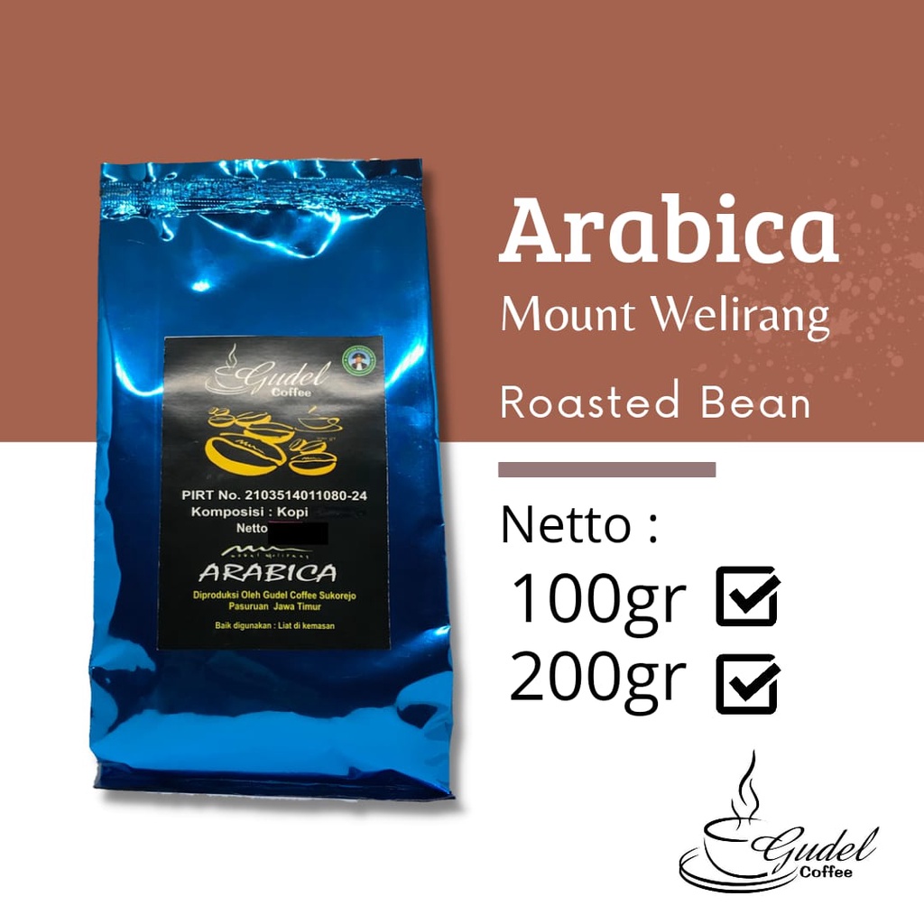 

BIJI KOPI BUBUK ARABIKA KAPITEN KHAS PASURUAN BROMO ARABICA COFFEE BEANS