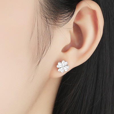 925 anting perak sterling anting-anting wanita dengan perhiasan fashion berlian