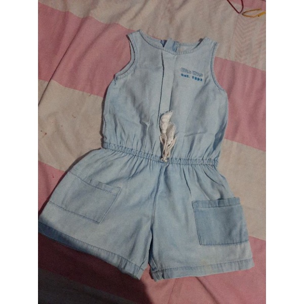 Jumpsuit Jeans Anak Pito Dito Preloved
