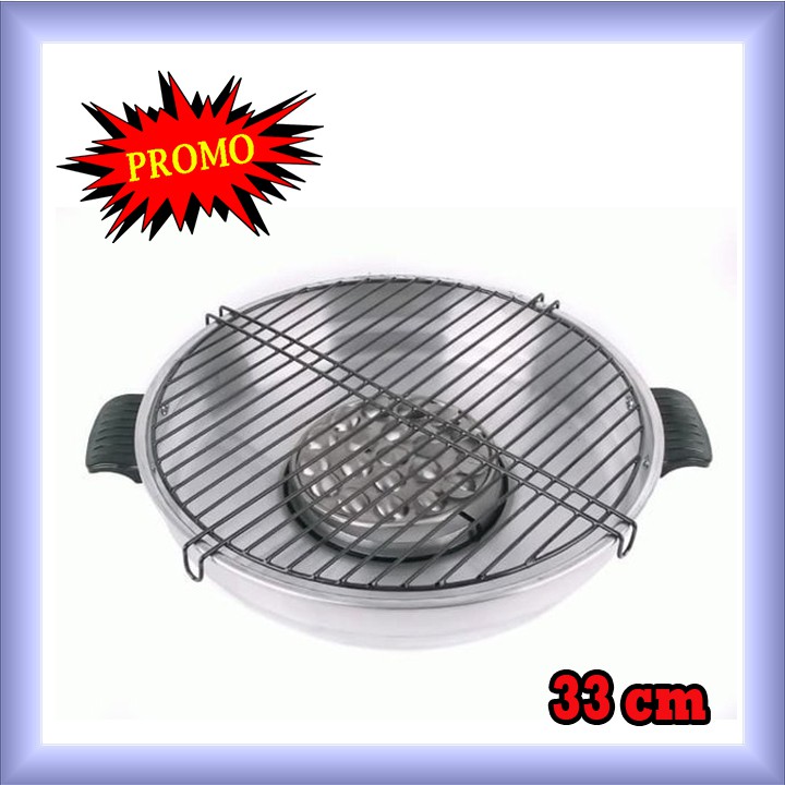 Alat Bakaran Sosis Fancy Grill Maspion MR-33 Alat Pemanggang/Panggangan Sate Ikan Sosis Ukuran 33 cm