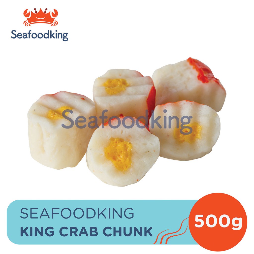 

Crab Chunk Seafoodking (Bakso Ikan Bentuk Daging Kepiting) 500gr