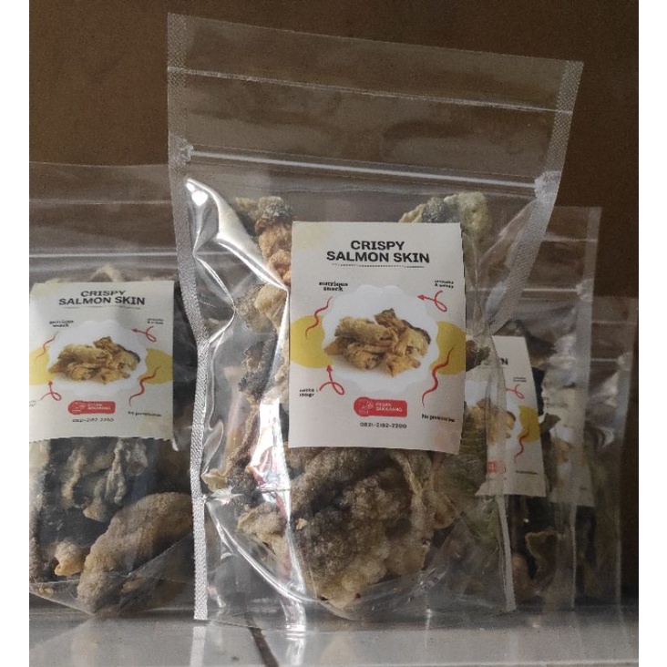 

crispy salmon skin