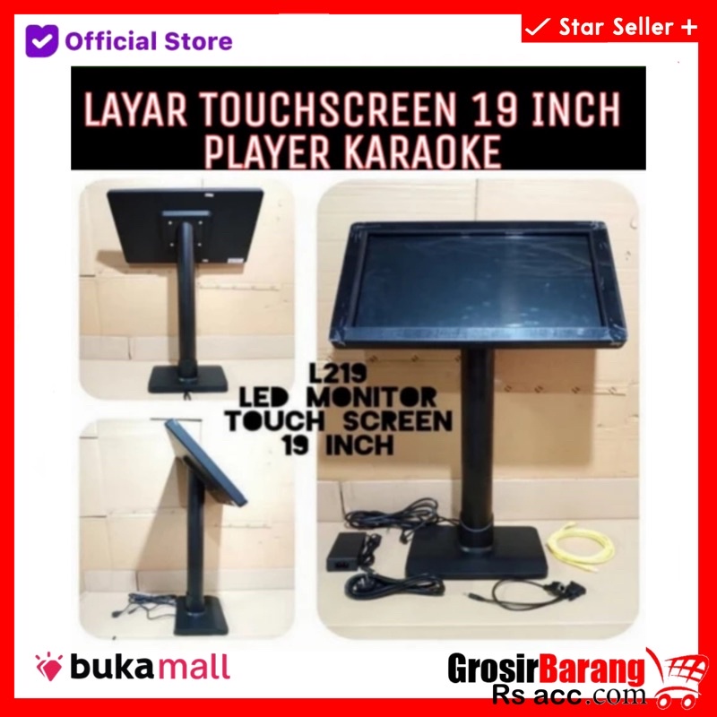 Layar Karaoke Touchscreen 19 Inch Untuk Semua Type Player Karaoke