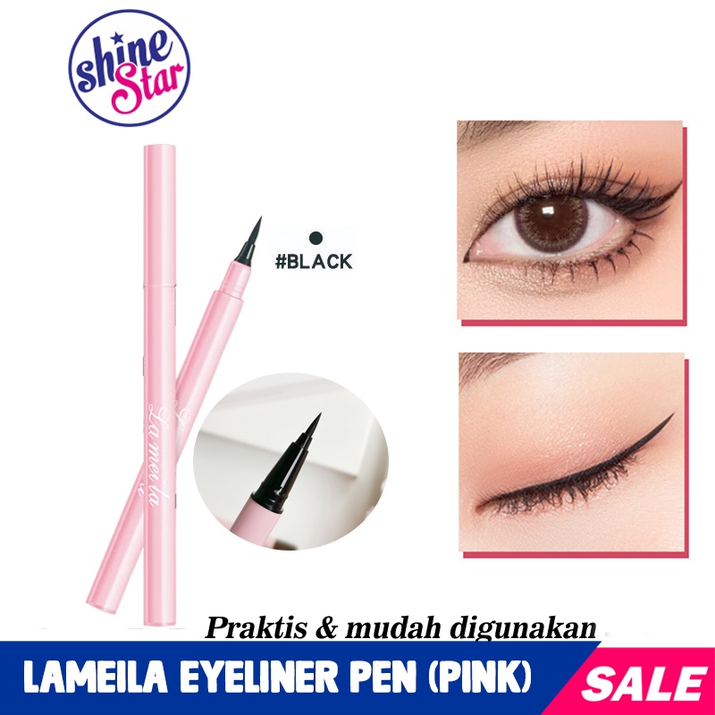 SHINE STAR - COD - Eyeliner Pencil Waterproof LAMEILA ( PINK ) - Eyeliner Spidol / Eyeliner Waterproof Anti Air Tahan Lama / Eyeliner Murah Bagus Waterproof Dengan Warna Intense / Maskara Waterproof Anti Air Tahan Lama