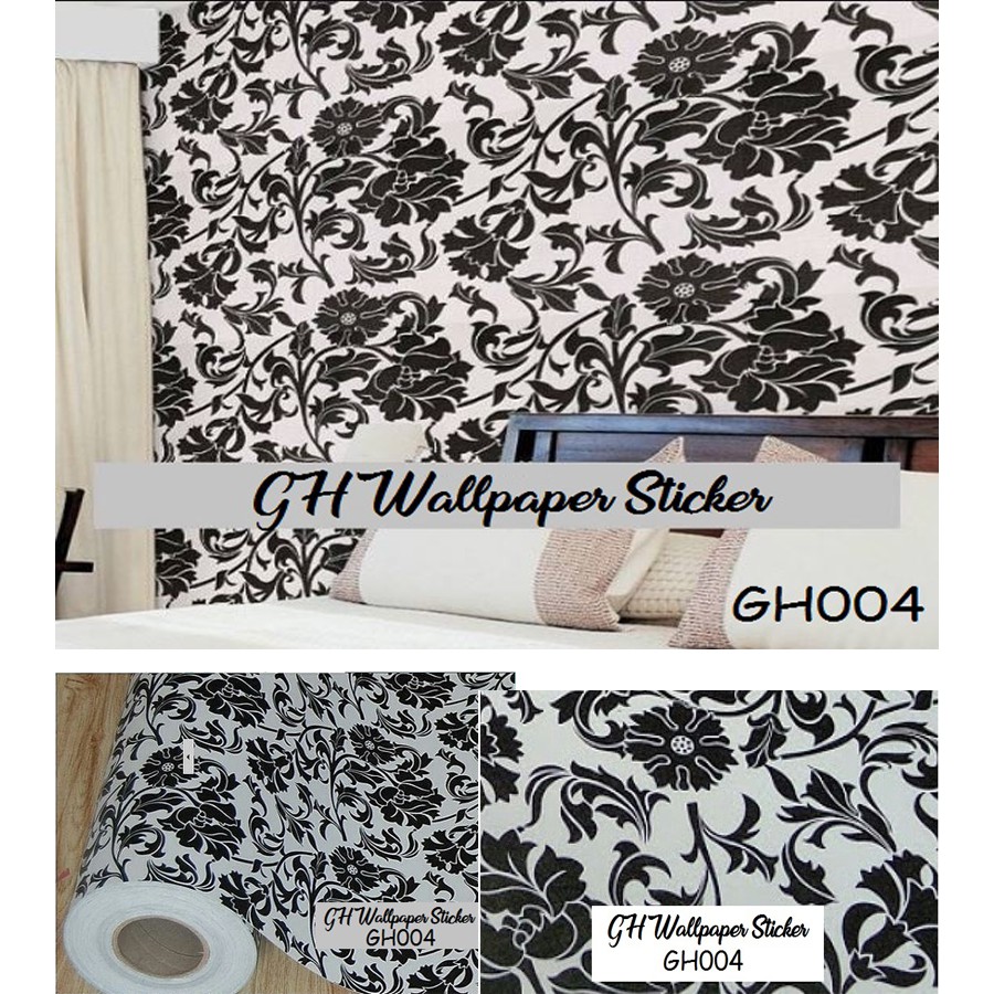 Wallpaper Dinding Kamar Tidur Wallpaper Dinding Shabby Wallpaper Dinding Karakter 45cmX9m HomeLiving