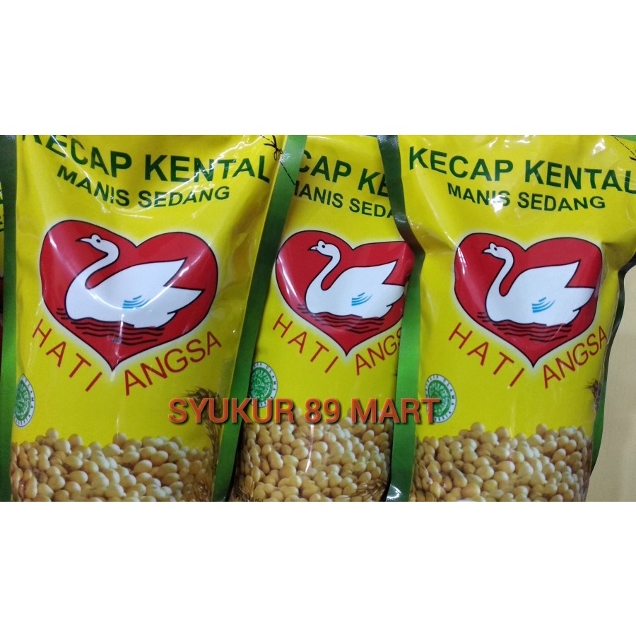 

Kecap Manis cap Hati Angsa Refil 600 ml