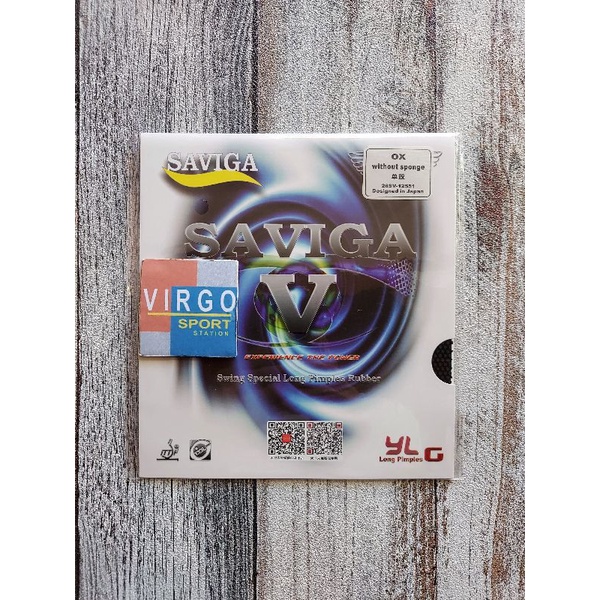 Saviga V ox bintik panjang karet bet pingpong 100%ORIGINAL