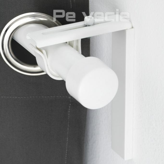Penyangga Tiang Gorden Wall Bracket BL warna Putih