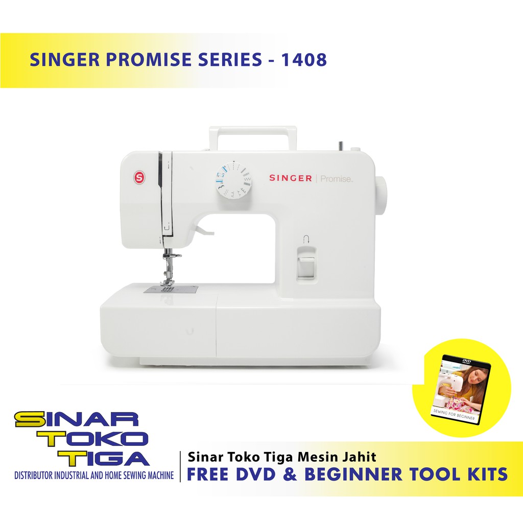 MESIN JAHIT PEMULA SINGER 1408 PROMISE PORTABLE