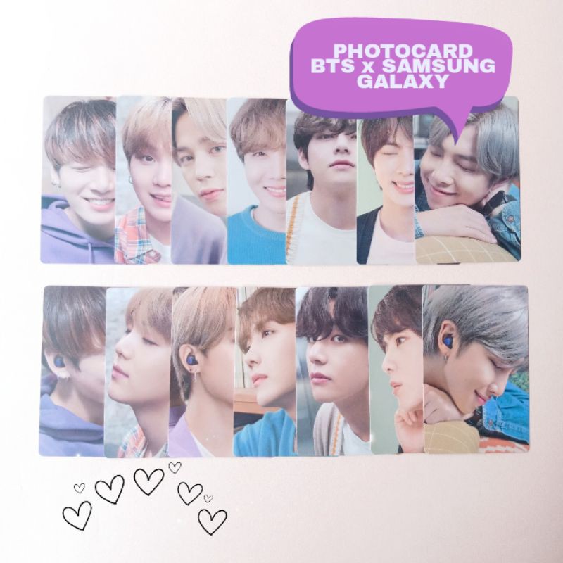 BTS PHOTOCARD x SAMSUNG GALAXY S20 COLLECTION