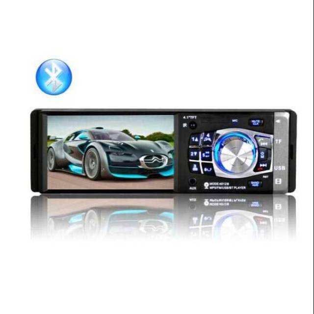 Tape mobil Single Din Mobil LCD 4.1 Inch FM Radio Rear Camera - 4012B