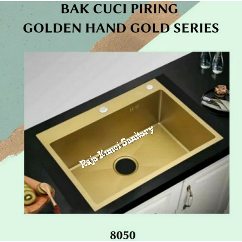 Kitchen Sink 8050 Gold Onan Golden Hand/Bak Cuci Piring 8050 Stainless GOLD