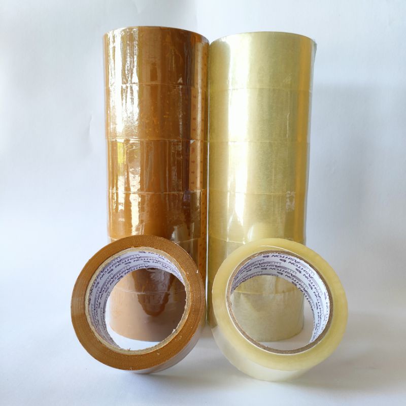 

LAKBAN BENING & COKLAT MURAH KUAT TIDAK MUDAH 45/48 mm 80/90 Yard