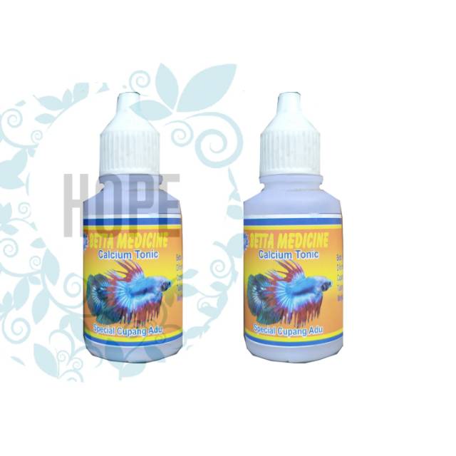 Calcium tonic Obat ikan cupang hias adu plakat bagan halfmoon serit Betta Medicine