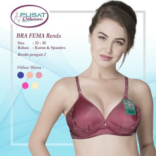 Promo ECER BH BRA 1192 FEMA Renda Bordir Pengait 2 - 36 Limited