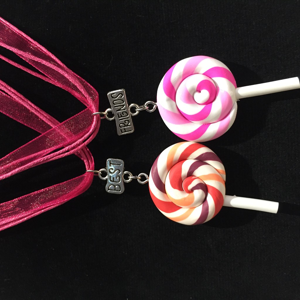 Kalung anak/remaja/ABG - Best Friend BFF - Lollipop Lolipop (2 pcs)