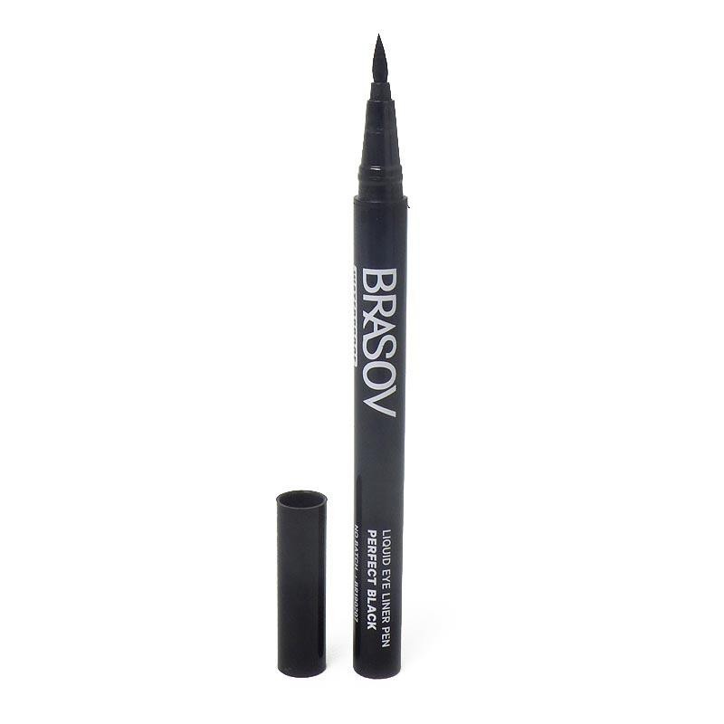 Brasov Eyeliner Liquid Pen Black 2ml (Perfect Black Waterproof) - Eyeliner Halal Original BPOM