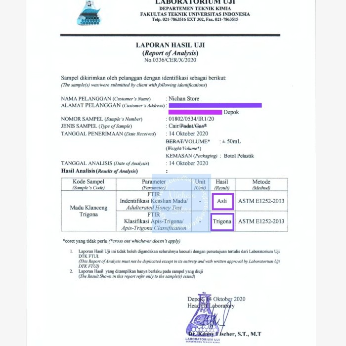 

madu- madu asli / madu murni / madu klanceng / madu trigona / kelulut 350 gr -madu.