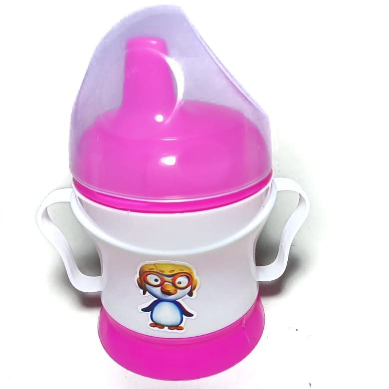 Baby Cup / Gelas Mug Minum Bayi Pinguin Plus tutup